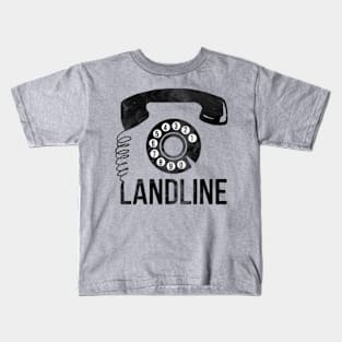 Landline (black version) Kids T-Shirt